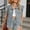 *A-Blue, variant on Women's Denim Vest with Ruffle Trim,Casual Sleeveless Loose Top A-Blue,Womens Plus L