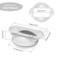 thumbnail image 4 of Portable Air Conditioner Window Kit Adjustable Window for Air Conditioner Sliding AC Window Vent Kit, 4 of 5