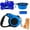 Blue, variant on ZOUYUE Retractable Dog Leash 16ft Heavy Duty Pet Walking Leash with Anti-Slip Handle One-Hand Brake Red