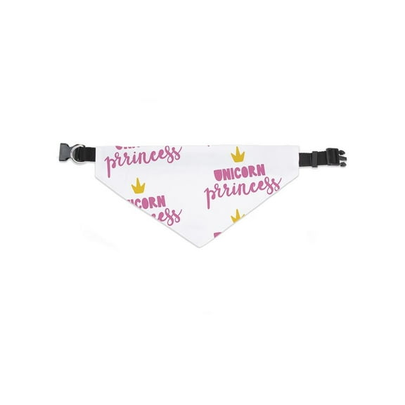 Unicorn Princess Text Pattern Bandana  -Image by Shutterstock,  Small