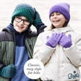 thumbnail image 5 of Britt's Knits Bonfire Rib Knit Tech-Compatible Gloves - Blue (Kid's), 5 of 6