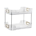 thumbnail image 1 of yuksok Multifunctional Storage Rack 2 Tier Container for Party Living Room Toilet White, 1 of 4