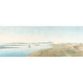 thumbnail image 2 of Johann Michael Wittmer II 14x8 Black Ornate Wood Framed Double Matted Museum Art Print Titled: Panorama View on the Islands of Delos (Early 19th-Late 19th Century), 2 of 5