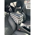 thumbnail image 3 of Car Seat For Small Pets With Arm Rest In The Middle And Safety & Height Boost For Travel, Suitable For Suvs & Trucks, Portable Pet Carrier With Thicke, 3 of 5