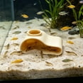 thumbnail image 6 of Tdxkok Aquarium Under Gravel Tunnel Decor Fish Shrimp Hideout Cave Shelter Slide Ornament Safe Aquatic Pet Habitat Reduce Stress Aquascape Supply, 6 of 6