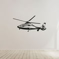 thumbnail image 2 of Helicopter Chopper Silhouette Helicopters Tail Rotors Helicopter Types Vinyl Wall Art Wall Sticker Wall Decal Home Kids Room Study Room Boys Girls Room Wall Décoration Design Décor Size (6x10 inch), 2 of 3