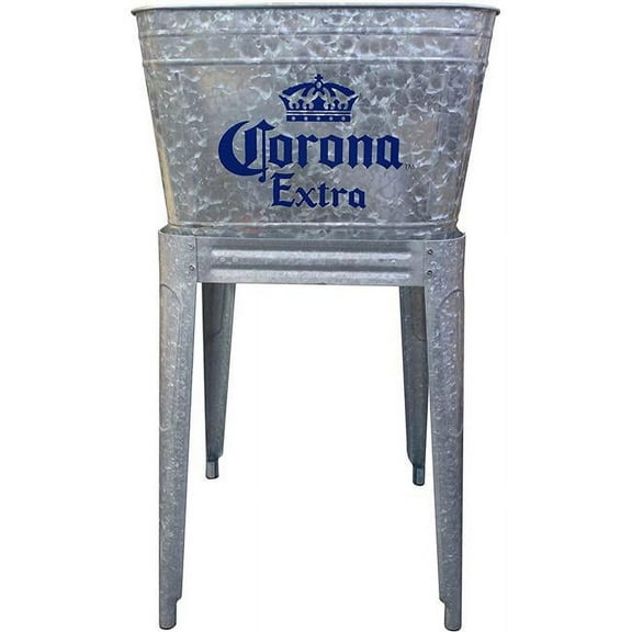 Leigh Country 34 in MC 47940 Corona Extra Galvanized Beverage Tub with Stand