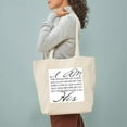 thumbnail image 3 of CafePress - I Am His Script Letters Tote Bag - Unisex Canvas Tote Bag, Beige, 1-Piece, 3 of 7