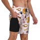 thumbnail image 2 of Balery Cute Dog Bañador para hombre, shorts de playa de secado rápido con entrepierna y forro de compresión-Small, 2 of 6