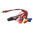 thumbnail image 4 of B6 Cable de carga TRX XT60 T Enchufe Puerto macho 4.0mm Cable de cabeza de plátano Adaptador de cargador RC tholdsy WJ3164-00, 4 of 7