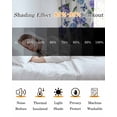 thumbnail image 5 of Purple Blue Hydrangea Blackout Curtains for Bedroom Living Room Darkening Curtains 96 Inches Long Watercolor Butterfly Flowers Window Curtain 2 Panels Set Window Treatment Grommet Drapes 52"x96", 5 of 9