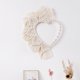 thumbnail image 1 of unbranded Tapiz Colgante De Pared Corazón Tejido En Estilo Bohemio Para Beige Con Borlas, 1 of 8
