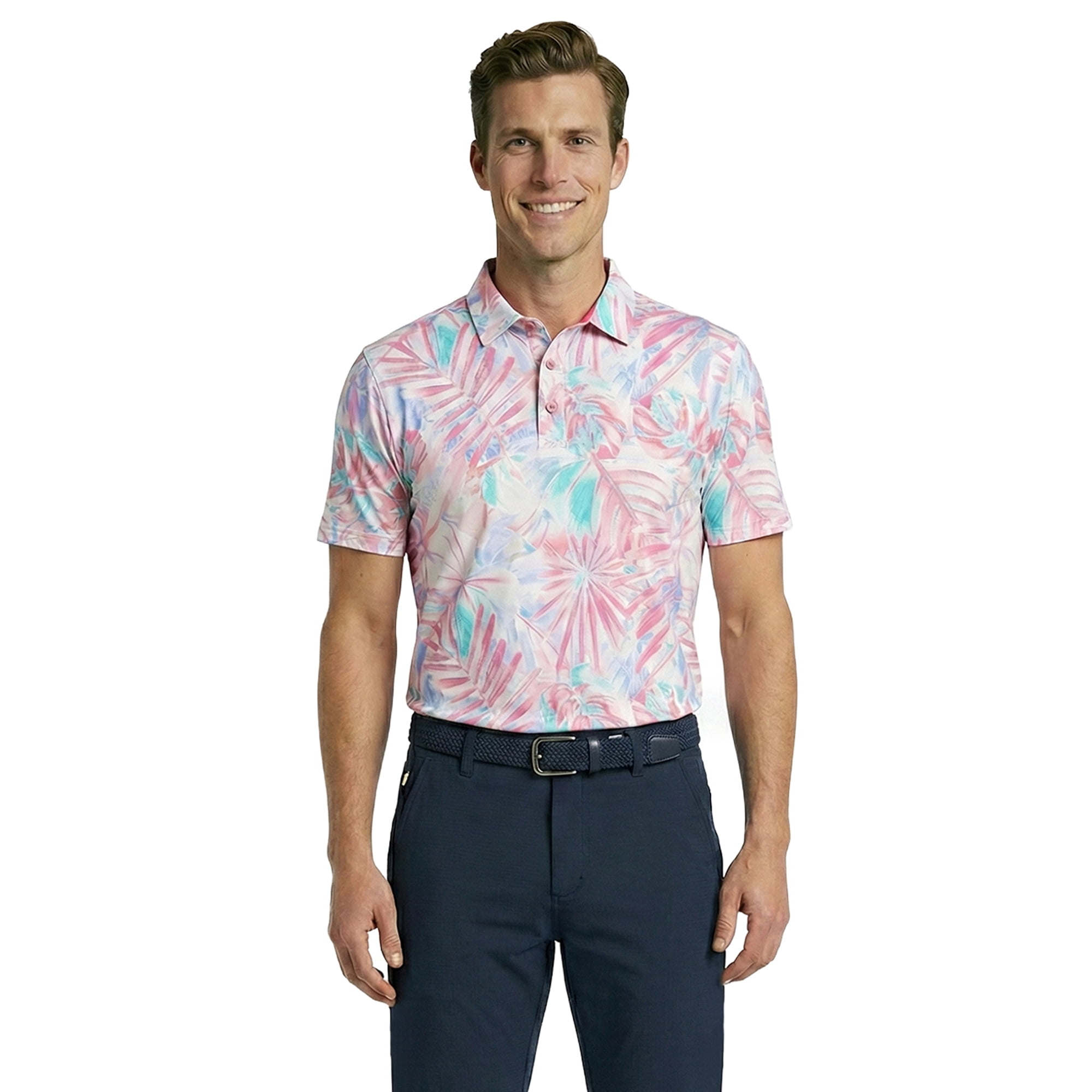 Birdie Bound Men' s & Big and Tall Golf Polo Shirts, Sizes XS-4XLT
