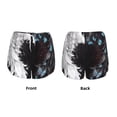 thumbnail image 3 of KLL Butterfly Angel Wings Art Pattern Shorts Women,Athletic Shorts High Waisted Running Shorts Pocket Sporty Short Gym Elastic Workout Shorts-XX-Large, 3 of 7