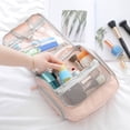 thumbnail image 1 of Toiletry Bag Large Capacity Waterproof with Hanging Hook Handle Multi Pockets Make Up Purse Organizer Storage Travel Wash Pouch Household Supply, 1 of 8