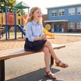 thumbnail image 6 of Girls Pleated Uniform Skirts with Shorts Elastic Waist Toddler Kids Cute Mini Tennis Skirt Back to School Clothes,120, 6 of 8