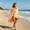 Orange, variant on Stripe Beach Towel - Microfiber Beach Towel Sand Free Quick Dry Swim Pool Towel - 40x70inch Lightweight Travel Bath Towel, Camping