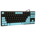 thumbnail image 3 of Teclado para computera Portátil de escritorio, teclado de juegos con cable de cable duradero -profle splash 87 teclas desmontables deseño de retroiluminació de color para, 3 of 7