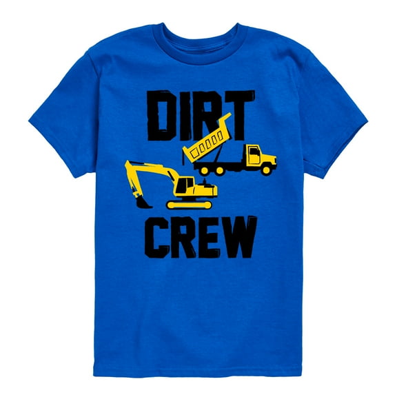 Instant Message - Dirt Crew - Toddler & Youth Short Sleeve Graphic T-Shirt