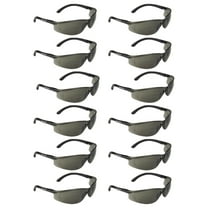 SAFEGEAR Black Safety Glasses 12-pk. - ANSI Z87.1 Compliant, UV Protection, Lightweight
