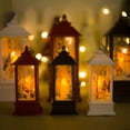 thumbnail image 1 of Christmas Candlestick LED Lamp Light Hanging Lantern Crafts Desk  Ornament, 1 of 9