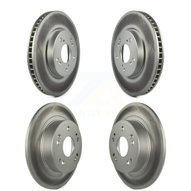 Genius Front Rear Coated Disc Brake Rotors Kit for Car Honda Accord KG-101166