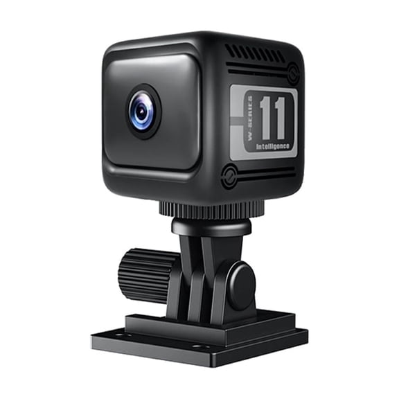 Mini Wireless Security Camera 1080P Battery Powered Indoor Outdoor PIR Motion Detection & 0 Lux Night Vision Cloud/SD Storage 4-User Live View Wire-Free Home Security Camera