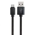 thumbnail image 2 of USB-C (USB Type C) to USB (USB-A) Braided Data Charging Cable - 3 Feet, Black, 2 of 2