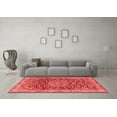 thumbnail image 3 of Ahgly Company Indoor Rectangle Medallion Red Traditional Area Rugs, 7' x 9', 3 of 4