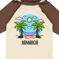 thumbnail image 4 of Inktastic Summer Vacation in Jamaica Boys or Girls Long Sleeve Baby Bodysuit, 4 of 5