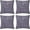 Black16, variant on Abstract Geometric Mondrian Throw Pillow Set of 4 Case Plush Sofa Pillow Cover for Bedroom Living Room Sofa 20"X20"