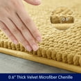 thumbnail image 5 of Subrtex Luxury Chenille Bathroom Rug Extra Soft and Absorbent Shaggy Rugs (Beige,20"*32"), 5 of 8