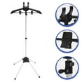 thumbnail image 2 of BRIGHTFUFU 1 Juego de colgador plegable para vaporizador de ropa, tendedero ajustable, colgador para máquina de planchar de mano, 2 of 7