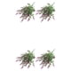 thumbnail image 2 of Inteprter De flores artificiales de lavanda, ramo de plantas de 7 puntas, suministro romántico, jarrón de boda exterior para Navidad, Rojo púrpura 2piezas, 2 of 6