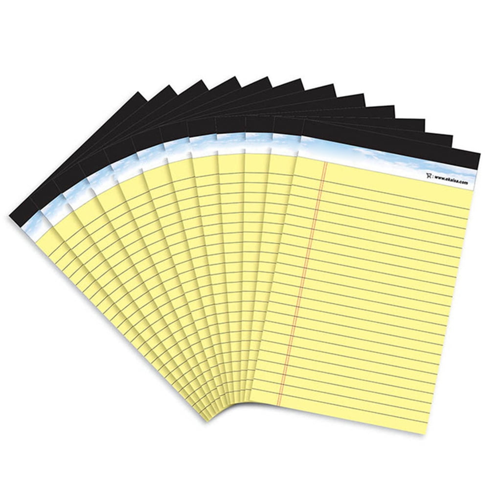 Note Pads, Small Legal Pads College Ruled Legal Notepads Lined Pads Writing Pads