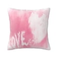 thumbnail image 1 of ZICANCN Pink Romantic Love Decorative Throw Pillow Covers, Bed Couch Sofa Decorative Knit Pillow Covers for Living Room Farmhouse 12"x12", 1 of 8