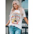 thumbnail image 1 of ABPHQTO Camiseta estampada blanca COUNTRY MUSIC NASHVILLE para mujer, 1 of 5