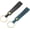 Black & Blue, variant on Pcs Genuine Leather Keychain Blanks, Vintage Bulk Rectangle Key Rings for Home Car Keys DIY Craft Gift Wine Red -