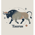 thumbnail image 2 of Taurus Zodiac Sign Adult Sand Long Sleeve Hoodie-3XL, 2 of 3