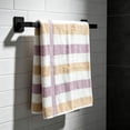 thumbnail image 4 of Cotton Striped Washcloth, Soft Absorbent Face Towel for Bathroom, Quick Dry Hand Towel 11.8"x23.6", 4 of 9