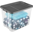 thumbnail image 6 of Sterilite Stacker Modular Storage Box - Stackable Plastic, 108 Qt - 8 Pack, Gray, 6 of 9