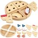 thumbnail image 1 of Set de rompecabezas de pastel de frutas de madera Fisher-Price de 16 piezas, 1 of 6