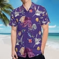 thumbnail image 5 of High Quality Hawaiian Shirts for Men Short Sleeve Aloha Beach Shirt Floral Summer Casual Button Down Shirts Blouses XVGQ5I, 5 of 7