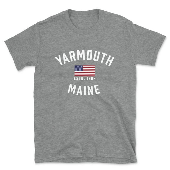 Yarmouth Maine Patriot Men's Cotton T-Shirt