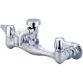 thumbnail image 1 of Central Brass 0050-URC 2.5 in. Two Handle Wallmount Service Sink Faucet - Rough Chrome, 1 of 1