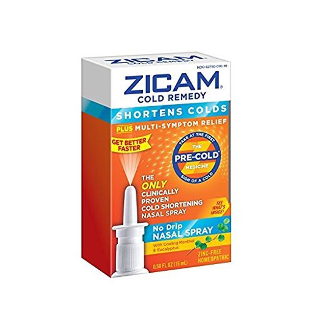 Zicam No Drip Nasal Spray, 0.5oz Each Pack of 12