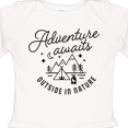 thumbnail image 4 of Inktastic Adventure Awaits Outside in Nature with Tent and Mountains Boys or Girls Long Sleeve Baby Bodysuit, 4 of 5