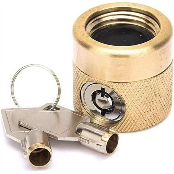 FaucetLock - Water Spigot Faucet Lock for Hose Bibb - Keyed the Same - 1CT