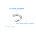 thumbnail image 3 of Unique Bargains 300Pcs Open Jump Rings, 5mm Stainless Steel O Rings, Split Rings Circle Clasp Connecting Rings, Silver, 3 of 7