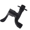 thumbnail image 3 of Grifo para Lavadora, 304 Grifo de Agua de Acero inoxidable Grifo de Agua Fría Negro Grifo de Pared Sin Fugas Grifo de Agua Para Lavandería Fregadero de Cocina, 3 of 7
